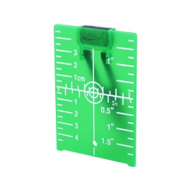 Ласерска целна плочка со магнет, зелена 105х75мм, PREMIUM